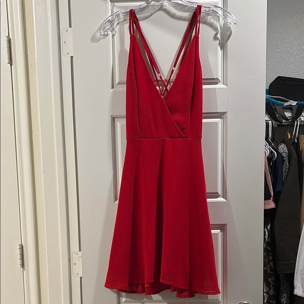 Red dress